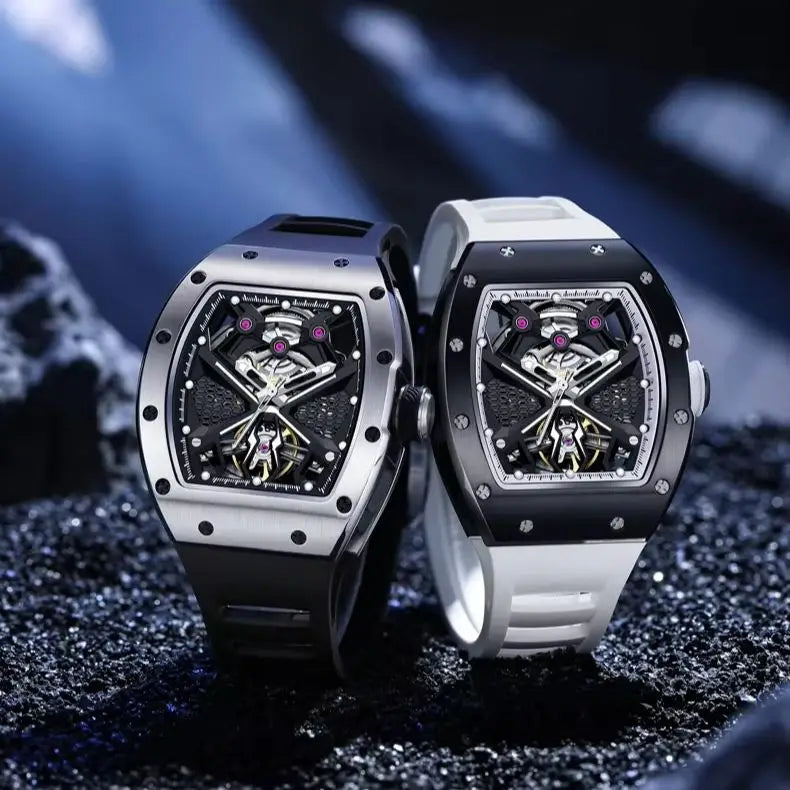 TAKE THE CHANCE Model 5 с автоматичен механизъм RMI White Label висок клас ръчен часовник колекционерски подарък за любител на часовници