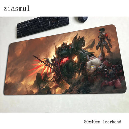 Tapete de rato Overwatch 800x400x3mm — bestseller, tapete gaming grande para rato e teclado, acessórios gaming para PC gamer