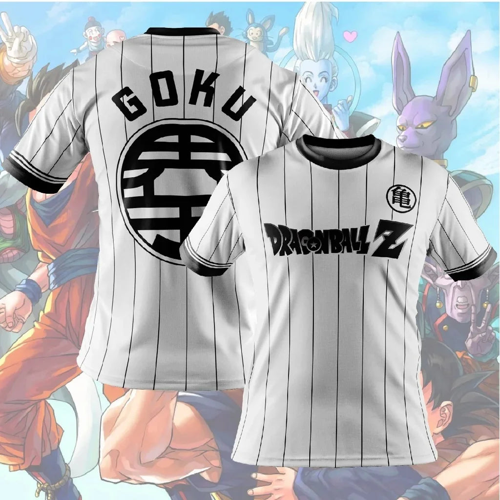 T-shirts pour hommes T-shirt Dragon Ball Z Vêtements pour garçons Vêtements pour enfants T-shirt d'été à manches courtes pour enfants T-shirt à motif de dessin animé pour bébés garçons