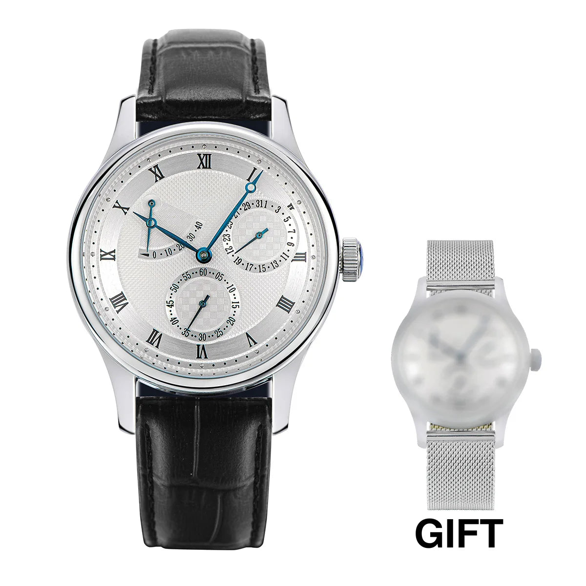 Reloj de hombre Pilot 40mm 1963, reloj de pulsera mecánico automático con movimiento Tianjin ST1780, diseño militar, nuevo 2024
