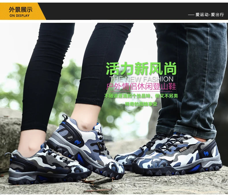 Casual Shoes Men Summer Outdoor Sneakers Women’s Footwear Trainer Waterproof Camouflage Army Shoe Male Military Shoes Tennis Jeans