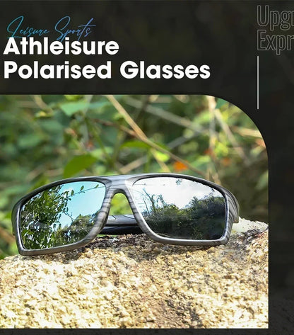 Kapvoe Polarisierte Angel-Sonnenbrille Radfahren Herren Damen UV400 Fahrradbrille Sportbrille Fahrradbrille MTB-Fahrradbrille