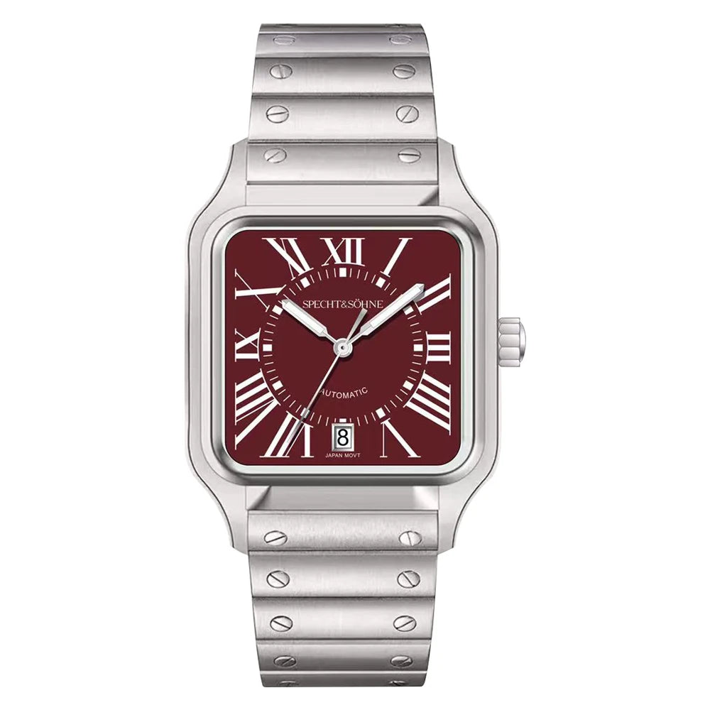 2025 New High Quality Specht&Sohne Watch 34MM Men Automatic Mechanical Watches Green Color Sapphire Stainless Steel Reloj Hombre
