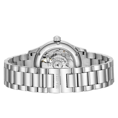 Seagull Flywheel Series Men's Watch Xidong Mechanical Watch 316L Precision Steel Band 39mm Business Watch Relojes Para Hombres