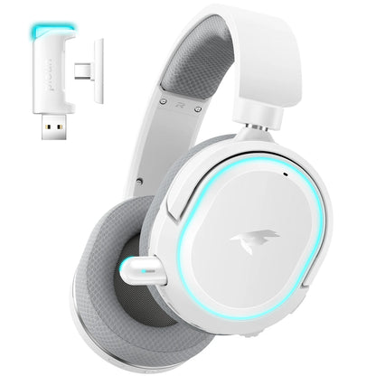 Cuffie da gaming wireless Picun G2 Bluetooth 5.3 – audio surround 7.1, microfono ENC, batteria 100H, cuffie a bassa latenza per PC, PS5, PS4, Switch e dispositivi mobili