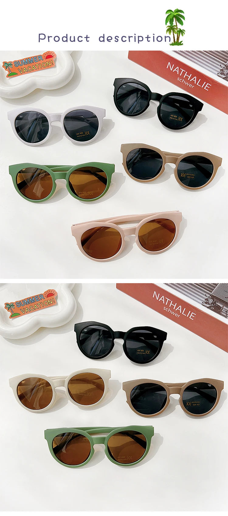 Lunettes de soleil classiques pour enfants, protection solaire, pour garçons et filles, plusieurs couleurs, protègent les yeux, lunettes de soleil UV400 pour bébés et enfants