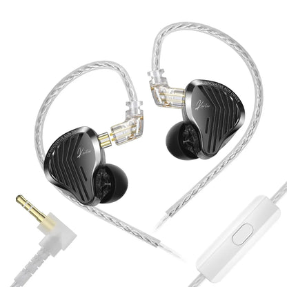 Kz Gk Kunten 1DD Dynamic Drive Earphone Hifi IEMs in ear Earbuds 2pin Detachable Cable Metal Gamer Audiophile headset