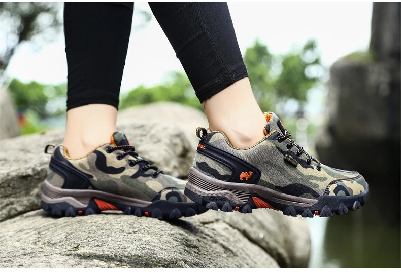 Casual Shoes Men Summer Outdoor Sneakers Women’s Footwear Trainer Waterproof Camouflage Army Shoe Male Military Shoes Tennis Jeans