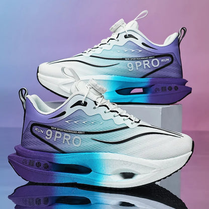 Zapatillas de running para hombre y mujer, transpirables, deportivas de competición, con amortiguación de carbono, ligeras, para jogging y entrenamiento masculino