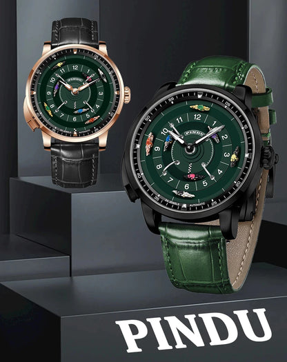 Pindu Horse Gambling Series Men's Full Automatic Mechanical Watch European Racing Roulette Entertainment Design Party Watch