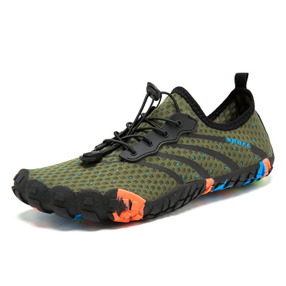 Water Shoes for Men Barefoot Beach Shoes Breathable Sport Shoes Quick Dry River Whtie Sea Aqua Sneakers Soft Beach Sneakers