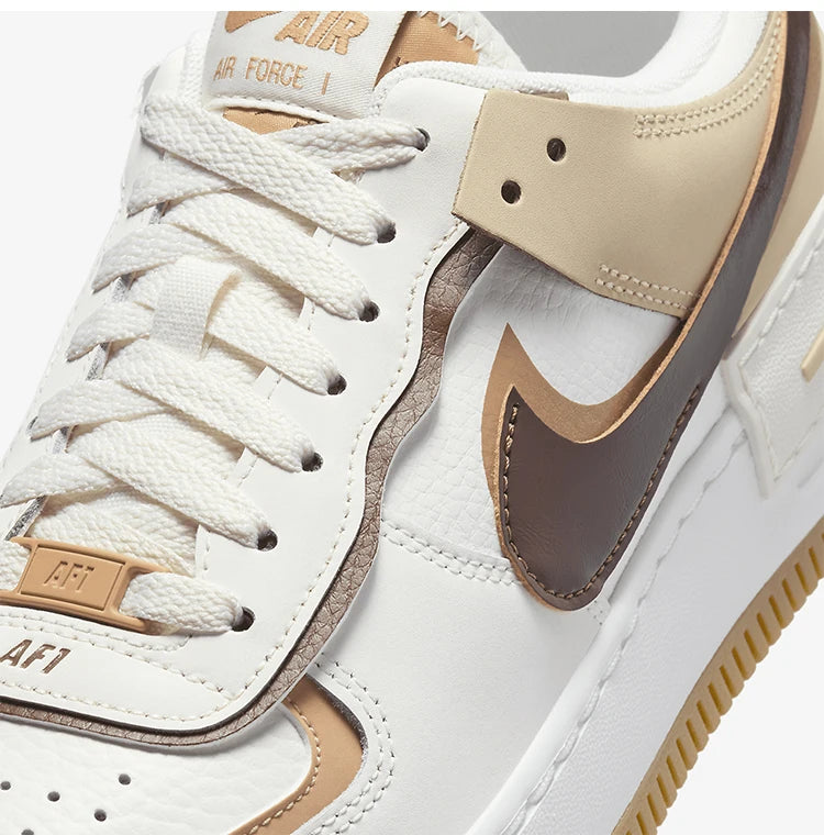 Nike Authentic Air Force 1 Zapatillas de skate cómodas para mujer con amortiguación DZ1847-106