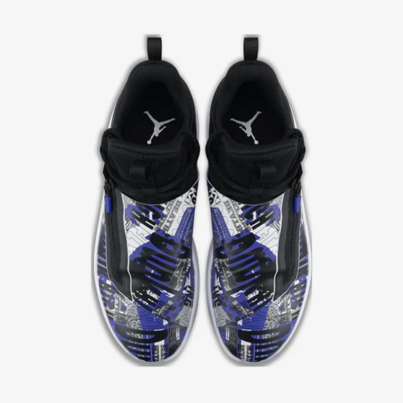 Nike officiella äkta Jordan Jumpman Hustle PF basketskor för män AQ0394