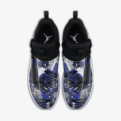 Nike officiella äkta Jordan Jumpman Hustle PF basketskor för män AQ0394