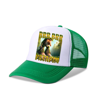 Italian Brainrot Kids Baseball Cap Boy Casual Hat Children Sports Sun Hats Tung Sahur Tralalers Shark Adjustable Bonnet Men Gift