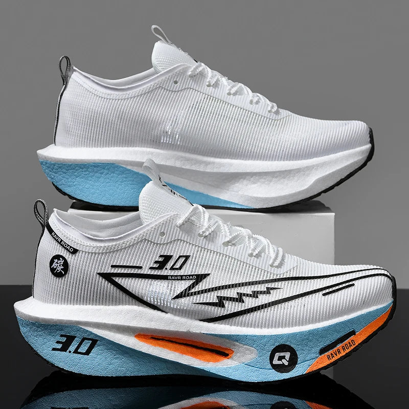 Sneakers da uomo in mesh comfort, scarpe da tennis 2025, running da uomo con piastra in carbonio 3.0, ammortizzazione per sport, allenamento e jogging