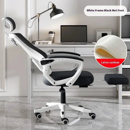 Ergonomic Gaming Office Chair Adjustable 3D Armrests Headrest Lumbar Support Computer Desk Chair with Footrest & Reclining Backrest