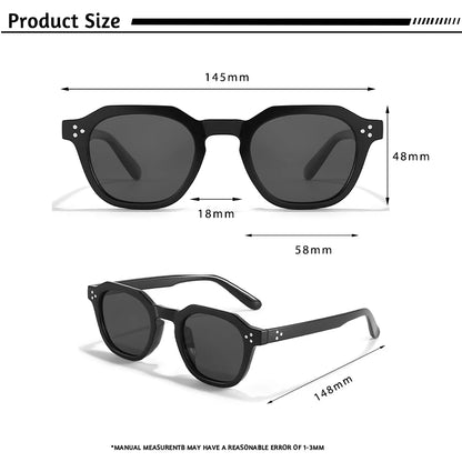 Caterside New Retro Polarized Men Sunglasses Square TR90 Frame Women Sun Glasses Outdoor Driving Fishing High Quality UV400 Gift