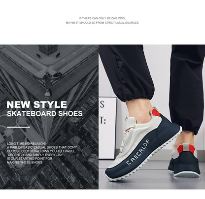 Brand protection 2026 new men's lightweight non-slip breathable wear-resistant running sports fashion versatile casual shoes