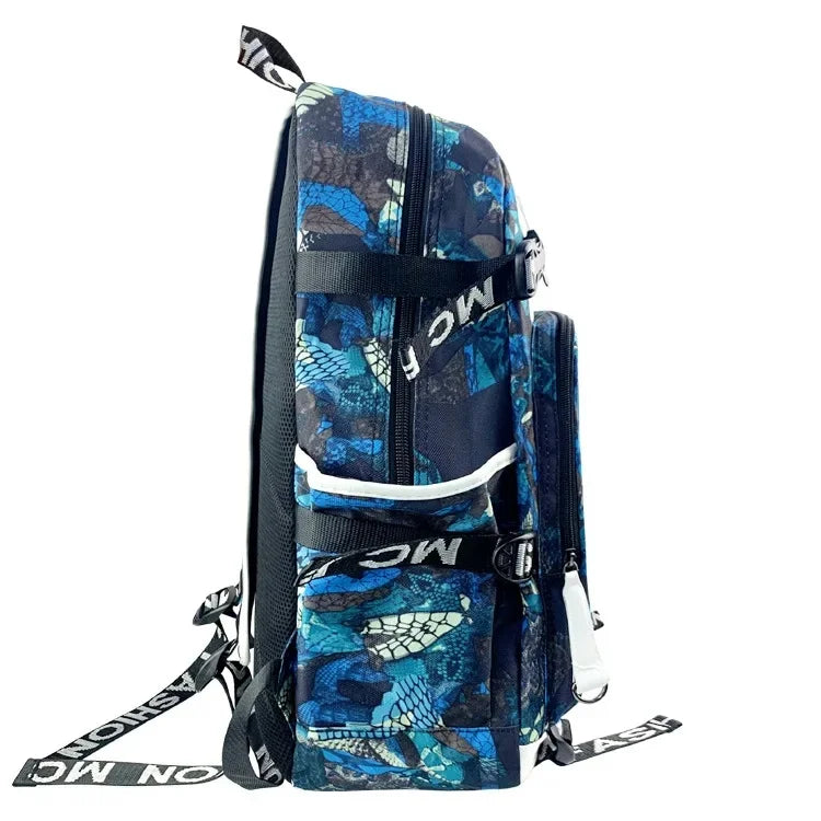 Zaino scolastico Fortnite con stampa gaming per ragazzi e ragazze, grande capacità, impermeabile, leggero e resistente, regalo di compleanno
