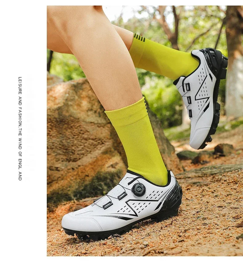 Professional Men Mtb Cycling Shoes White Racing Self-Locking 2024 Speed Road SPD Bicycle Sneakers New Women Flats Cleats Shoes