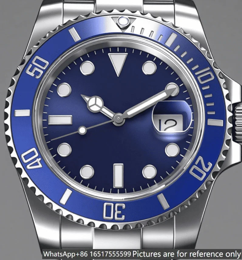 40mm Men's Automatic Movement 904l Stainless Steel Luxury Watches-r