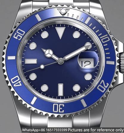 40mm Men's Automatic Movement 904l Stainless Steel Luxury Watches-r