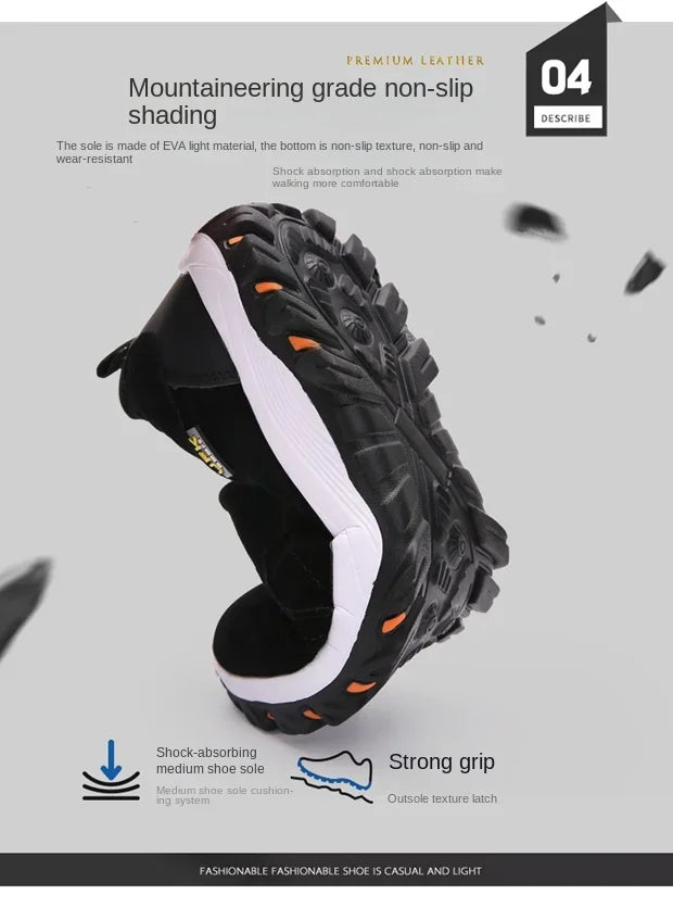 2024 Large Size 38-50 Outdoor Hiking Camping Running Jogging Casual Sports Shoes Waterproof, Anti-Slip and Breathable