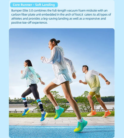 ONEMIX New Cushioning Running Shoes For Men Suitable for Heavy Runners Lace-Up Sports Women Non-slip Outdoor Athletic Male Sneakers