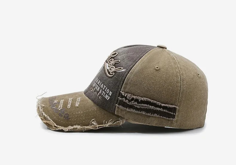 Gorra de béisbol para hombre en algodón lavado, estilo retro, para las cuatro estaciones, ideal para deporte al aire libre, accesorio de moda masculina