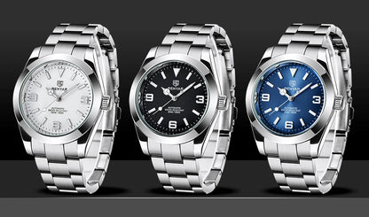 BENYAR 2025 Nuovo orologio meccanico automatico da uomo, stile business e sportivo di lusso, impermeabile 50M, orologio da uomo