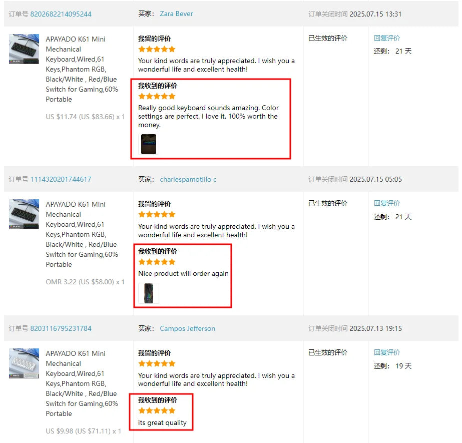 Tastiera meccanica mini APAYADO K61, cablata, 61 tasti, RGB Phantom, nera/bianca, switch meccanici rossi/blu per gaming, portatile 60%