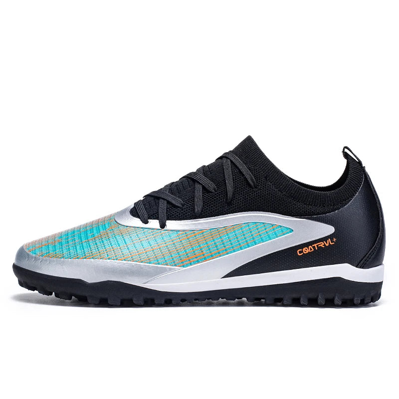 Botas de fútbol TF para hombre, zapatillas resistentes para cancha Society, transpirables para adulto, calzado masculino de fútbol para entrenamiento, alta calidad, con tacos