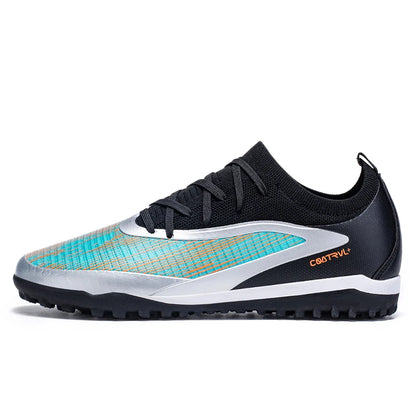 Botas de fútbol TF para hombre, zapatillas resistentes para cancha Society, transpirables para adulto, calzado masculino de fútbol para entrenamiento, alta calidad, con tacos