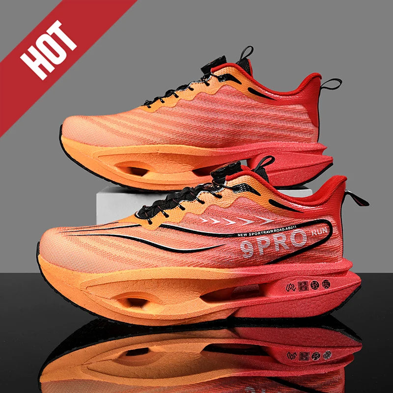 Running Shoes Carbon Board Speciality Marathon Men Sports Breathable Lightweight Women's Comfortable Athletic Nonskid Sneakers