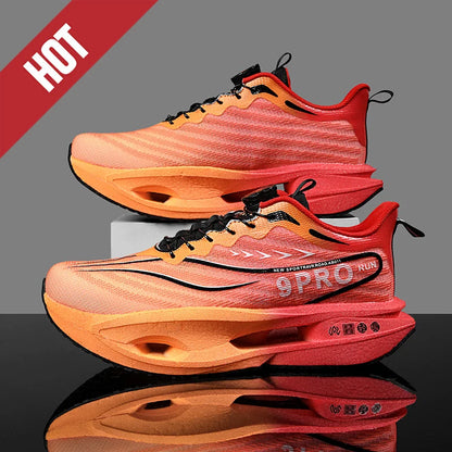 Running Shoes Carbon Board Speciality Marathon Men Sports Breathable Lightweight Women's Comfortable Athletic Nonskid Sneakers