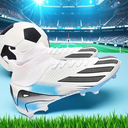 New Men Football Boots Cleats Boys Ultralight Sport Soccer Shoes Adult Professional Non-Slip Comfortable Training Match Grass