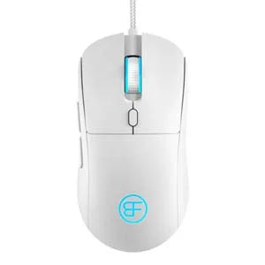 Ratón con cable USB óptico ergonómico, 7200 DPI ajustables, 6 botones, para oficina, PC, portátil, ordenador, MacBook y gamers