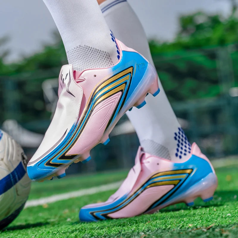 Chaussures de football pour hommes, crampons antidérapants, idéales pour l'entraînement sur gazon et les matchs quotidiens, parfaites pour l'exercice et le football, Chuteira Campo
