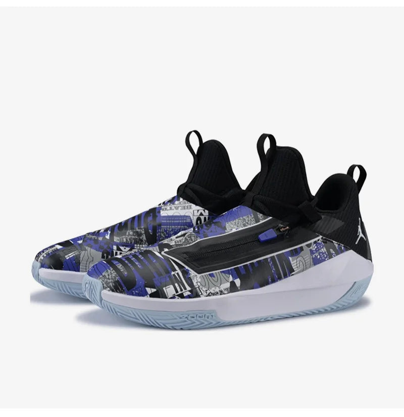 Nike officiella äkta Jordan Jumpman Hustle PF basketskor för män AQ0394