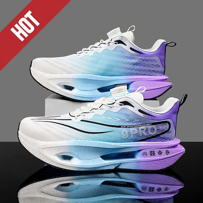 Running Shoes Carbon Board Speciality Marathon Men Sports Breathable Lightweight Women's Comfortable Athletic Nonskid Sneakers
