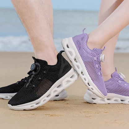 2026 Men Women Quick-Dry Wading Shoes Water Breathable AquaIn Upstream Antiskid Outdoor Sports Wearproof Beach Sneakers 39-46