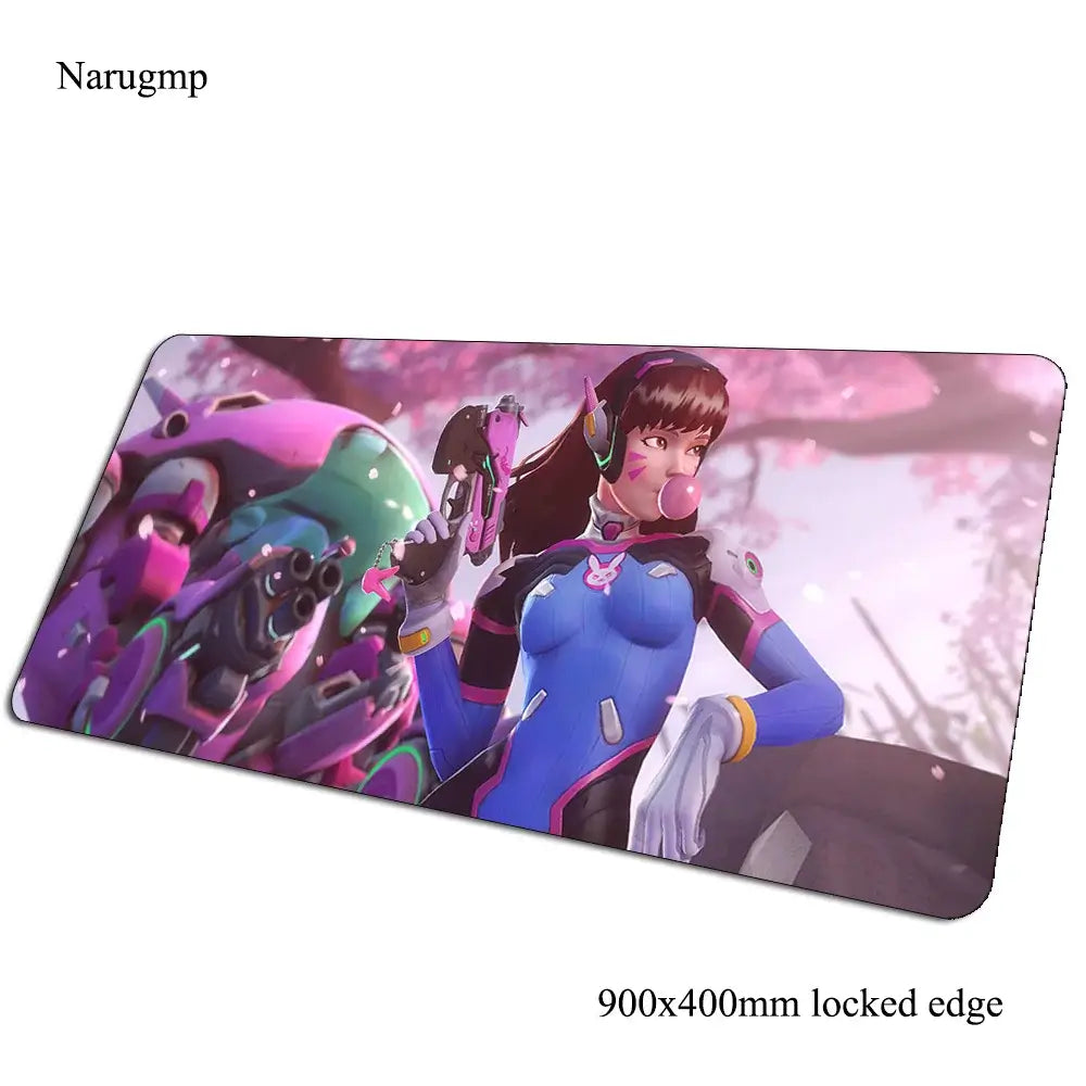 Overwatch podloga za miš, rođendanski računalni podložak 900x400x3mm, velika gaming podloga za miš, poklon, podloga za miš i tipkovnicu za PC gamere