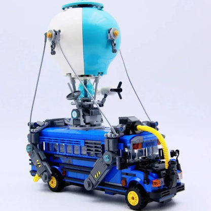 New 954pcs Popular Games Battle Bus Car Model 77073 Building Blocks Puzzle Model Bricks Toys For Birthday Christmas Gifts