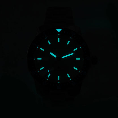 MILITADO  ML25 Quartz Dive Watch VH31 Sweep Second Sapphire Crystal 200M Waterproof BGW9 Lume Ceramic Bezel Men Watch