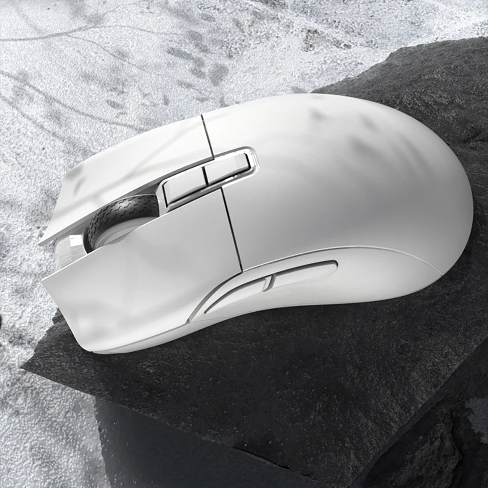 MOTOSPEED Darmoshark N3 Pro Wireless Gaming Mouse, Tri-Mode Bluetooth Gaming Mouse with PAW3395 Sensor, 8K Polling Rate, 26,000 DPI, Rechargeable Ergonomic Gaming Mouse