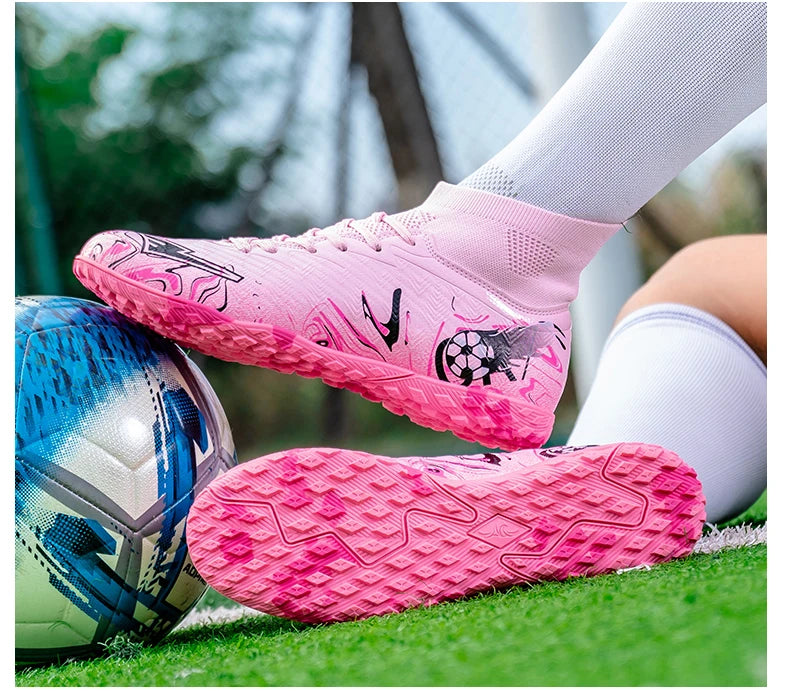 Nuove scarpe da calcio professionali da uomo antiscivolo, unisex, traspiranti, per futsal e sport, nuovi tacchetti ultraleggeri per dropshipping