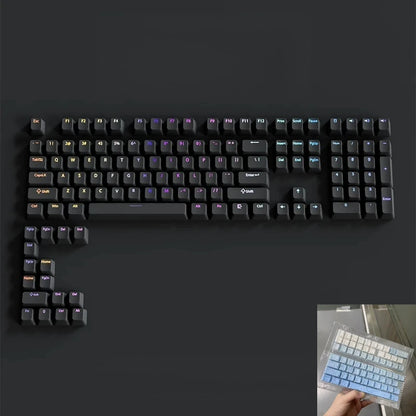 133+ tasti OEM Profile Gradient Keycaps per tastiera meccanica da gaming con switch Cherry MX, PBT retroilluminati RGB, layout ISO, keycap