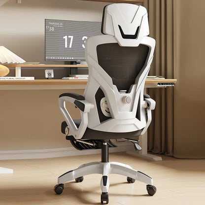 Asiento reclinable ergonómico, silla de oficina cómoda, silla para ordenador doméstica, silla para residencia de estudiantes, silla gaming con reposapiés