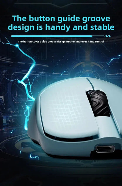 Mouse gaming wireless non poroso SCYROX V6 esports 40g 750IPS con ricevitore 8k, risposta rapida 3950, alta qualità 8KHz